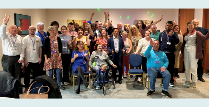 Researchers and MENCAP members from the CLAPS project